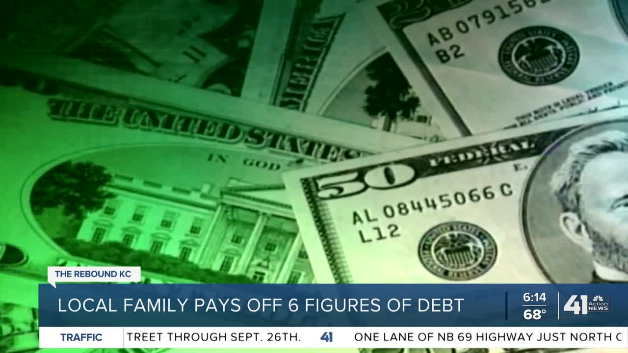 Local family pays off six figures of debt