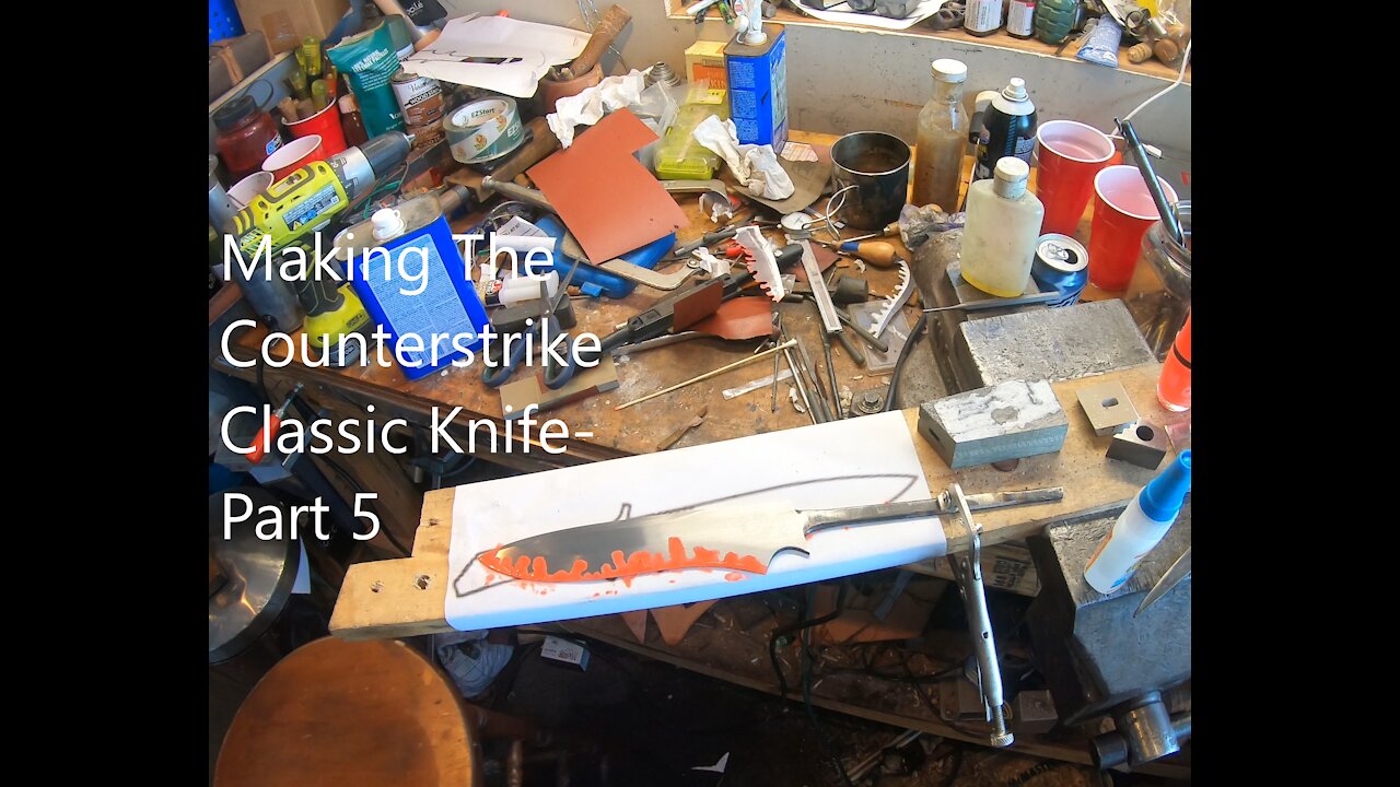 Making The Counterstrike Classic Knife- Part 5