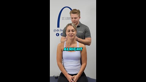 She Was Nervous for the Towel Adjustment! #chiropractor #backpain #headaches #neckpain