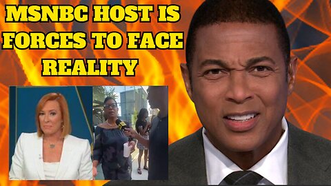 MSNBC Host Forced to Face Truth Bomb Drop by Don Lemon: Black Voters Side with Trump!