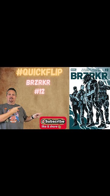 BRZRKR #12 From BOOM! STUDIOS Comics Keanu Reeves Ron Garney Matt Kindt #QuickFlip Review #shorts