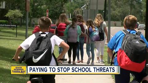 Parents offer reward to stop school threats