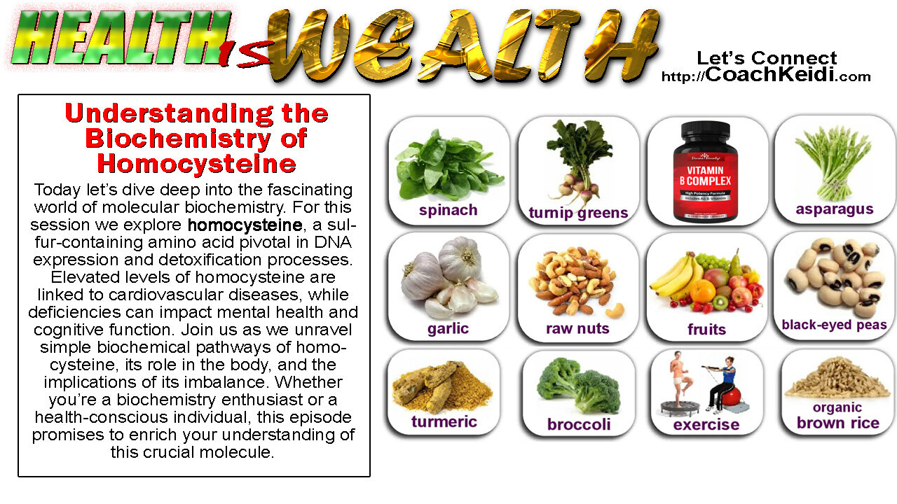 Understanding the Biochemistry of Homocysteine - The Conscious Rasta Rant