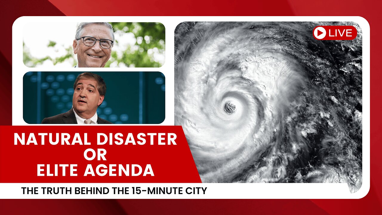 Hurricane Milton: Natural Disaster or Elite Agenda? 🌍💡 The Truth Behind the 15-Minute City!