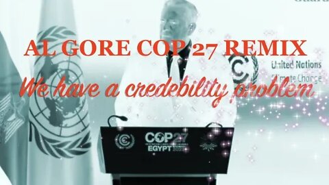 Al Gore COP 27 remix