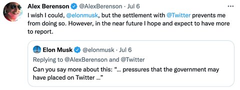 How Much Did the US Government Pressure Twitter to Ban Alex Berenson?