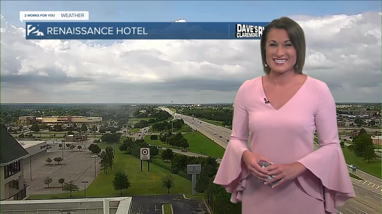 Cool and Breezy with Pop-Up Showers