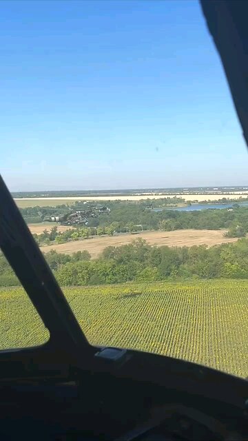 Mil Mi-24P and Mi-8MT helicopters of the 12th Air Brigade of the Ukrainian Separate Army.