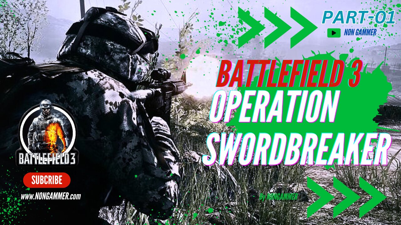 Battlefield 3 - Operation Swordbreaker Gameplay Walkthrough Bengali #battlefield3 #nongammer