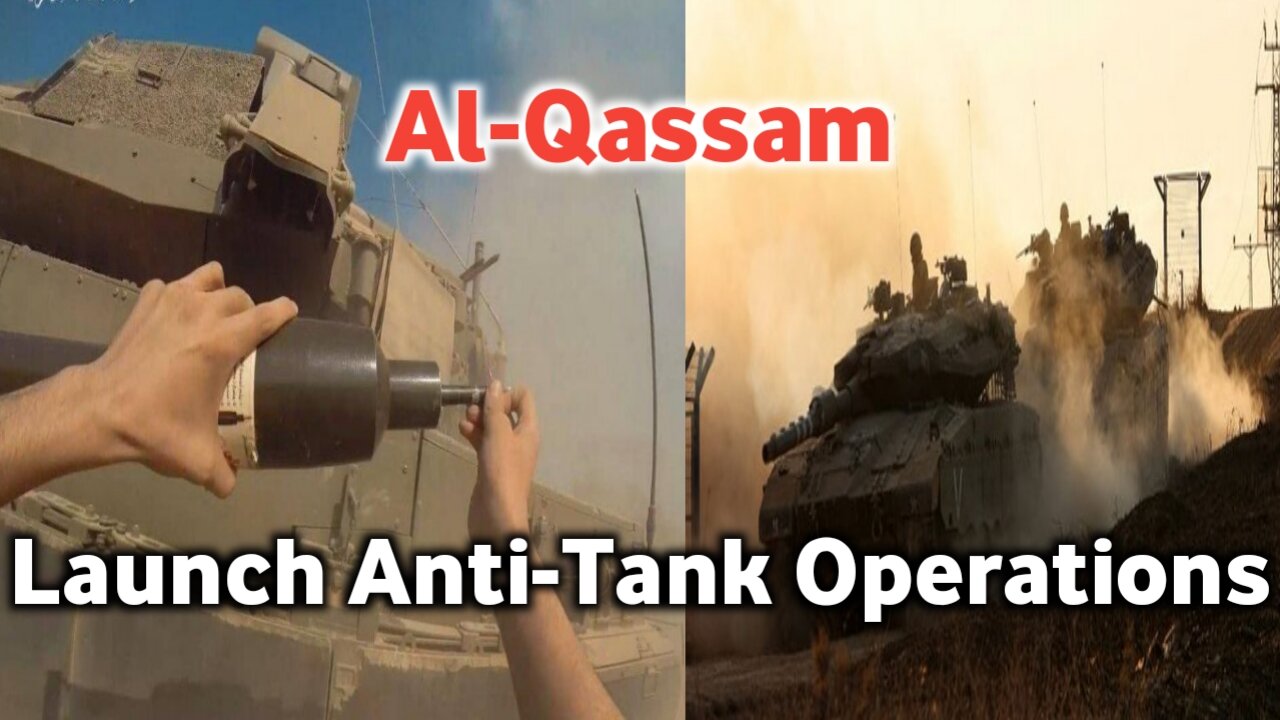 Al-Qassam Brigades Launch Anti-Tank Operations Against Israeli Forces in Northern Gaza