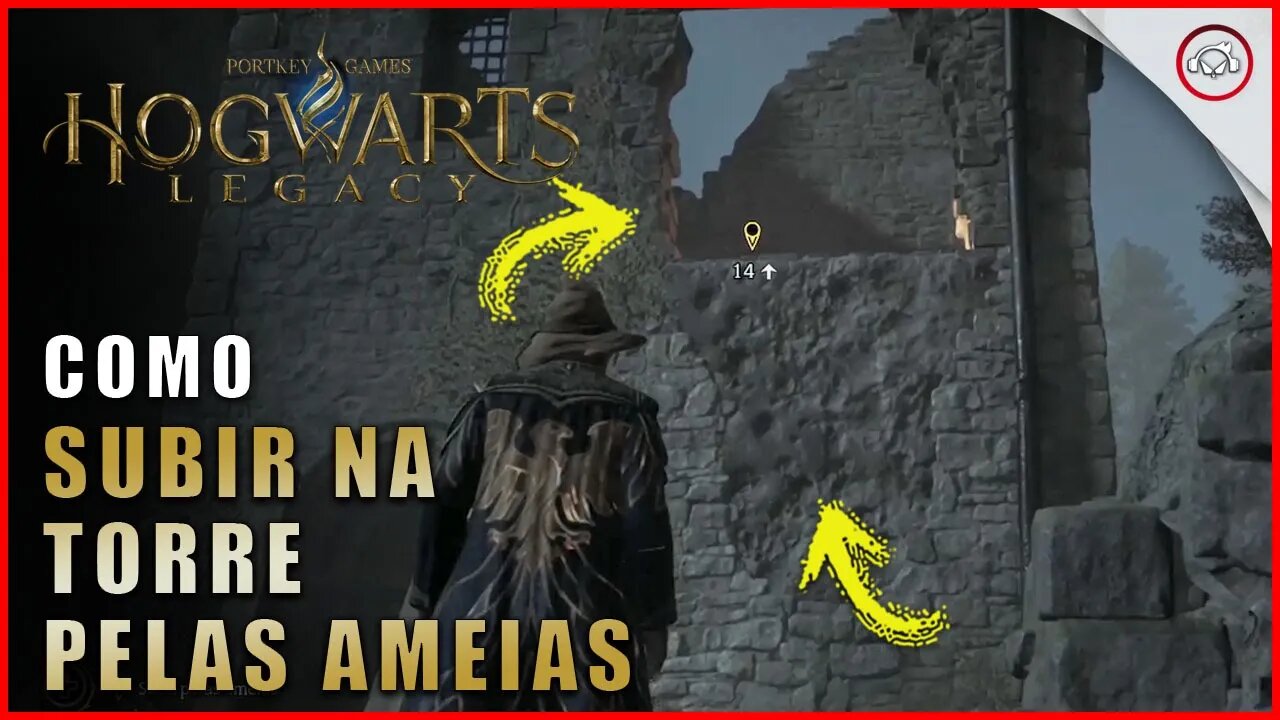 Hogwarts Legacy, Como subir na torre pelas ameias | Super-Dica