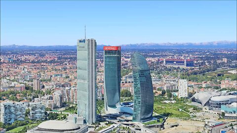 Libeskind Tower or PwC Tower in Milan, Italy