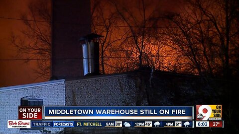 Middletown factory fire still going almost 24 hours later