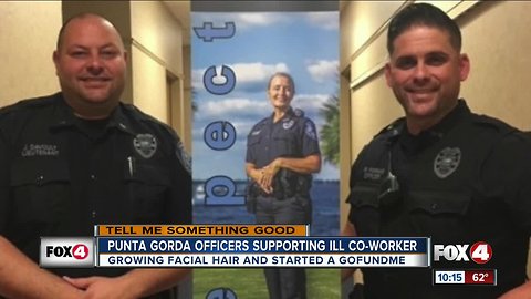 Officers grow goatees for a good cause in Punta Gorda