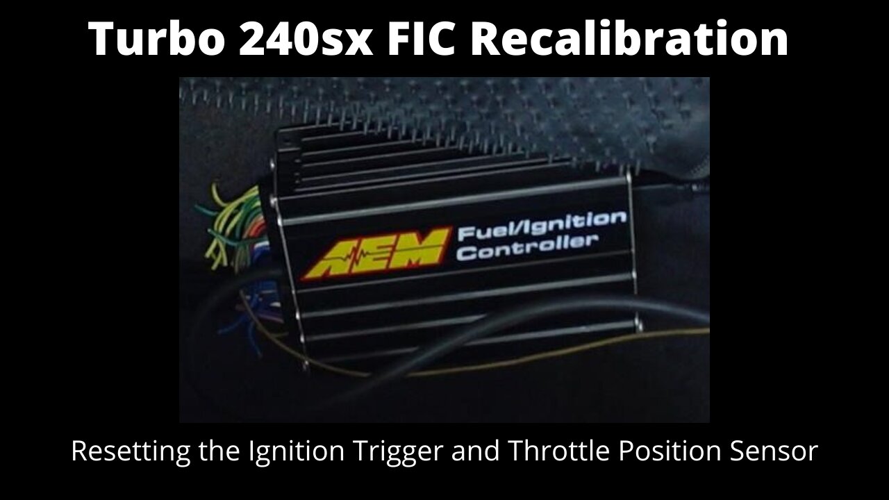 Turbo 240sx Fuel/Ignition Controller Recalibration