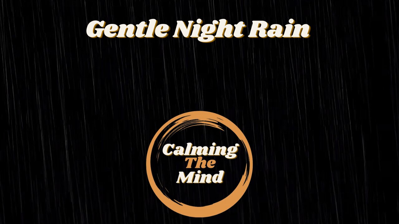 3 Hours of Gentle Night Rain | Rain Sounds for Sleeping | Relax |Study