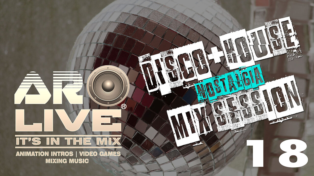AR Live | DISCO + HOUSE | DJ SET 18 - TRAILER 🎚️🎛️🎚️🔊