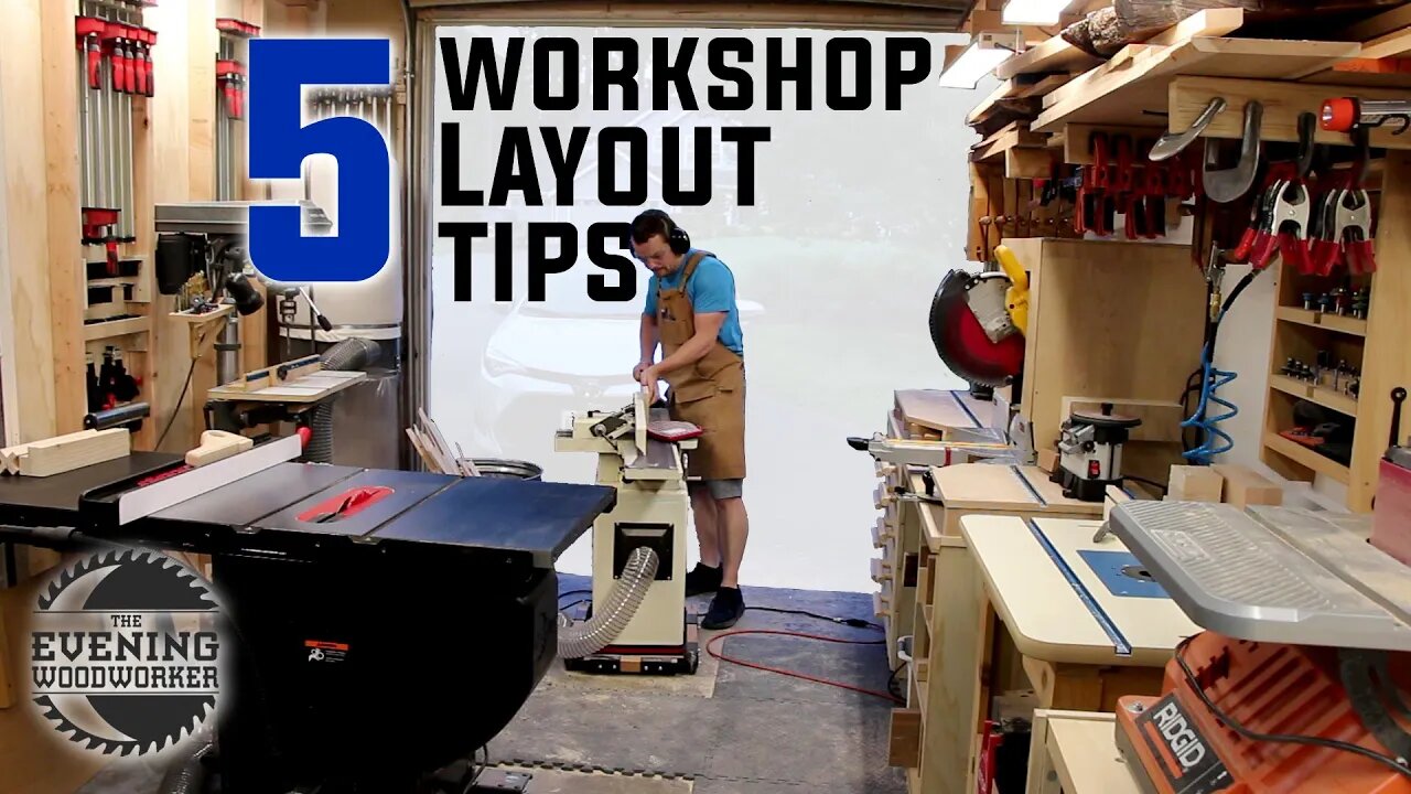 Workshop Design - 5 Keys to a Small Shop Layout | Evening Woodworker