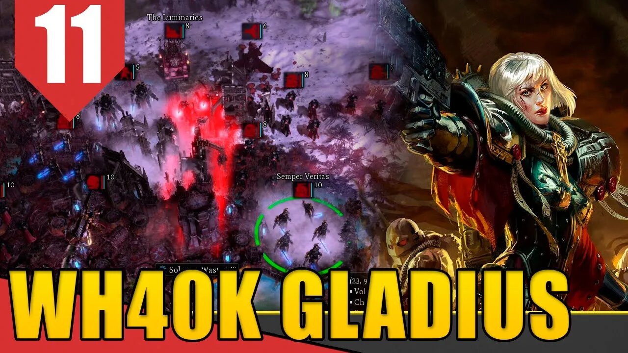 FINAL do Very Hard - Warhammer 40k Gladius Relics of War Sisters of Battle #11 [Gameplay PT-BR]