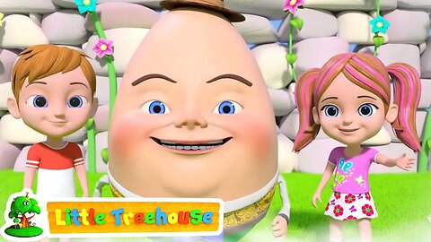 Humpty Dumpty Sat on a Wall | Kindergarten Nursery Rhymes & Children's Music | Kids Cartoon Songs