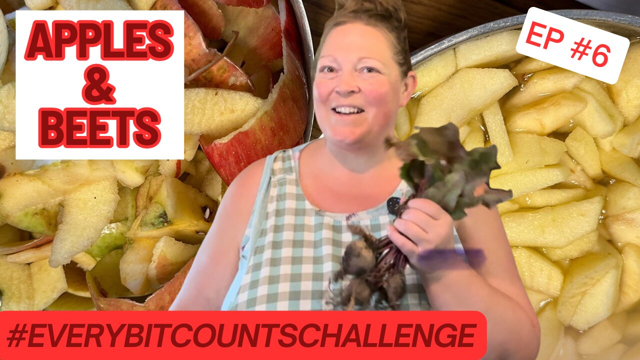 Apples and more apples - Beet Business - Daily Preservation Projects Vlog #everybitcountschallenge