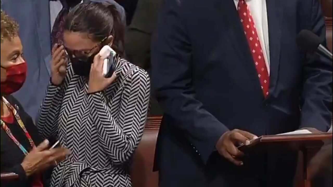 AOC Appears To Cry On House Floor After $1 Billion Funding For Israel's Iron Dome Passes