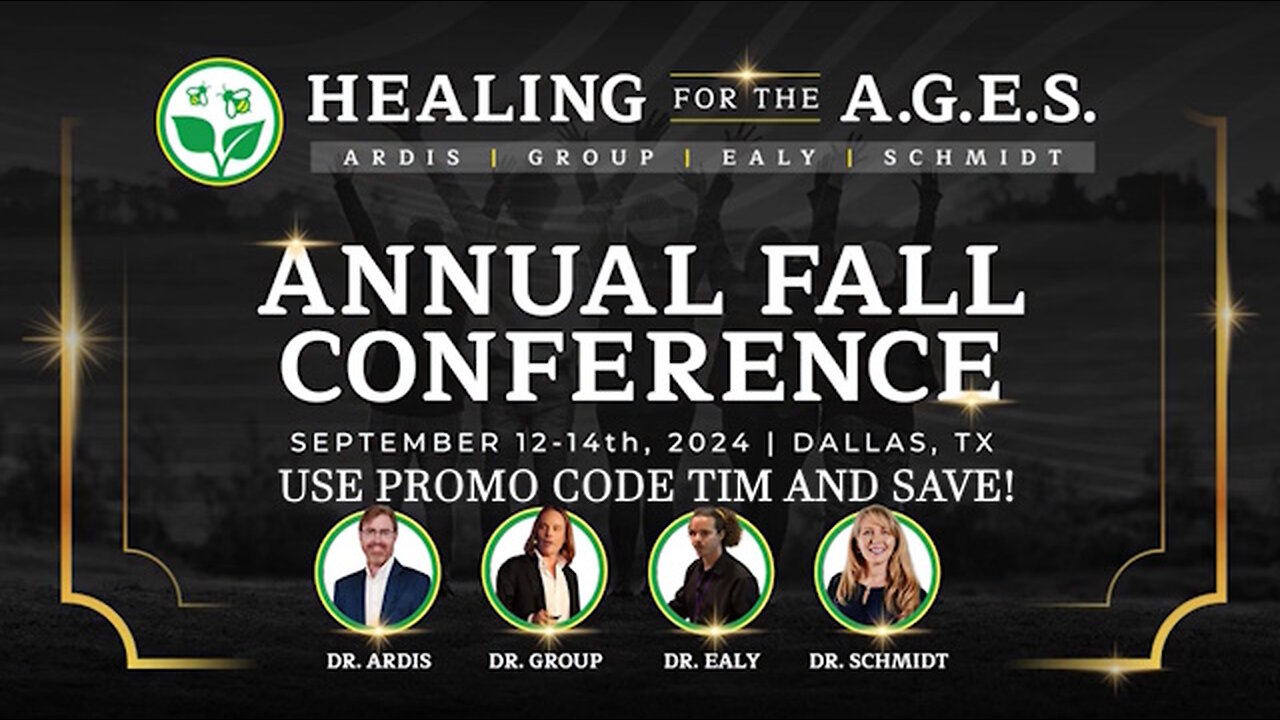 Healing for the AGES - Coming September 2024 - Use Promo Code TIM & Save!