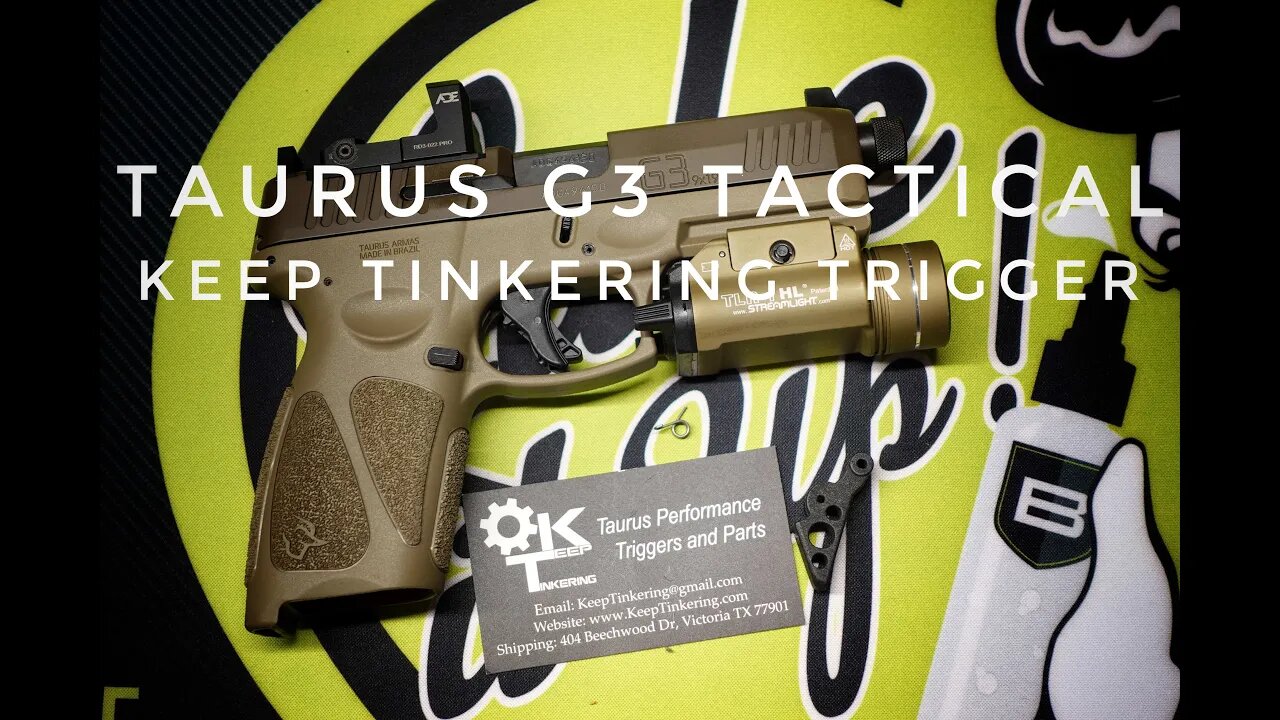 Taurus G3 Tactical Keep Tinkering Trigger