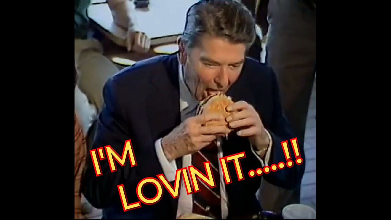 PRESIDENT RONALD REAGAN VISITS MCDONALD'S...LONG FUN VERSION