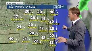 Soggy start to the day will dry out by the afternoon