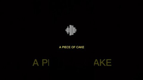 Piece of cake | English Tip | 30-second-podcast