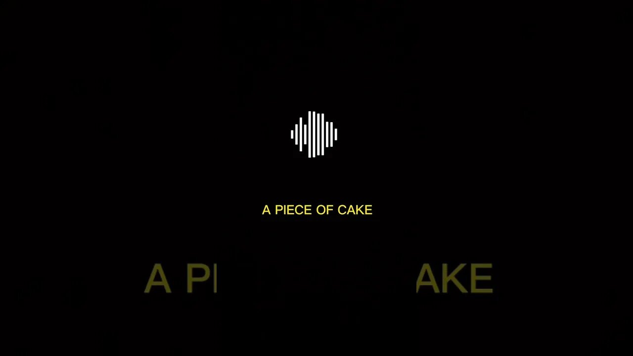 Piece of cake | English Tip | 30-second-podcast