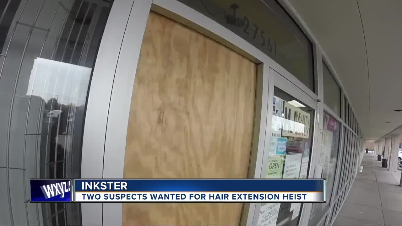 2 suspects wanted for hair extension heist in Inkster