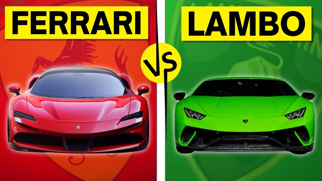 The INSANE Rivalry Between Ferrari And Lamborghini