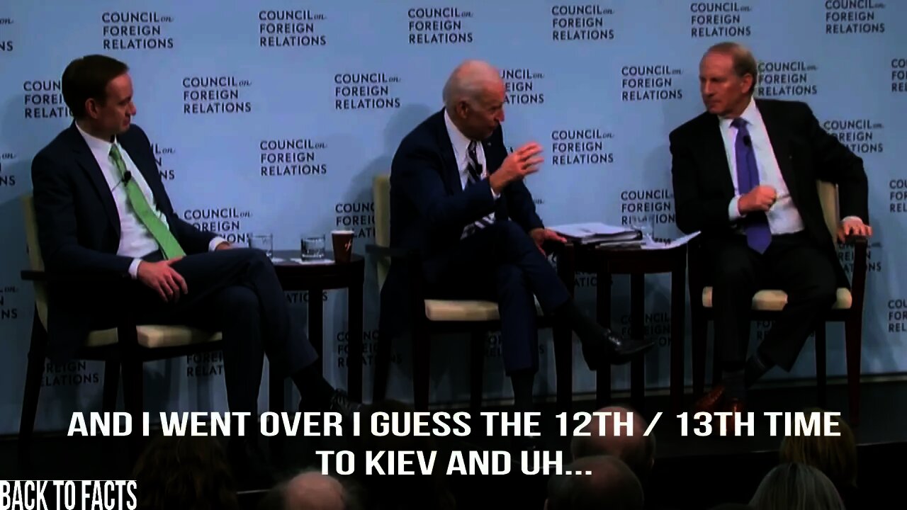 Joe Biden on Pressuring Ukraine to Fire Chief Prosecutor