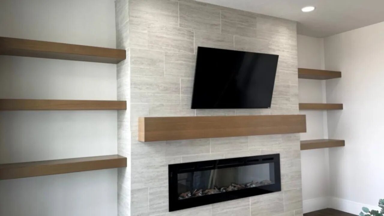 Transform An Empty Space With Floating Shelves