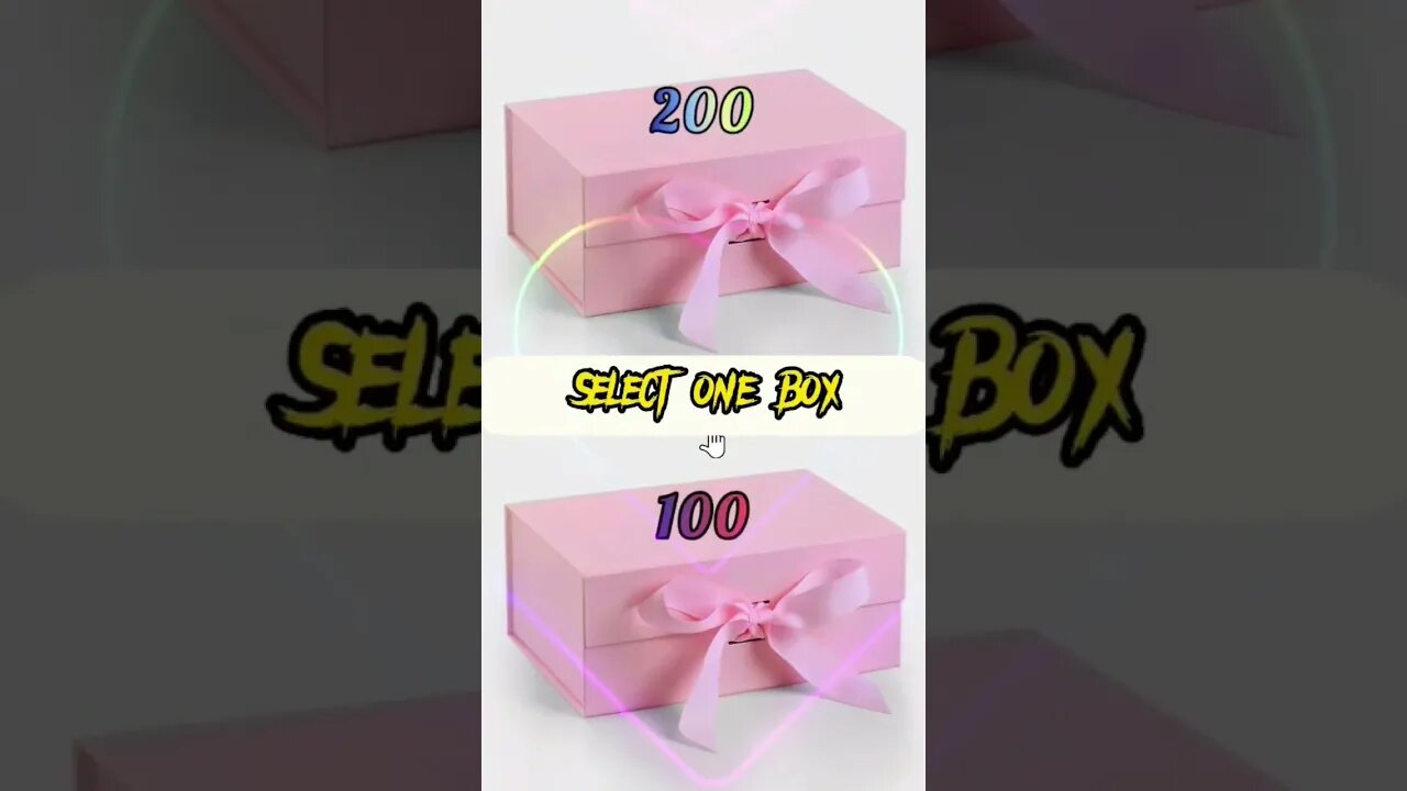 Gift Box Choose 1 #shorts #viral #youtube #giftbox #like