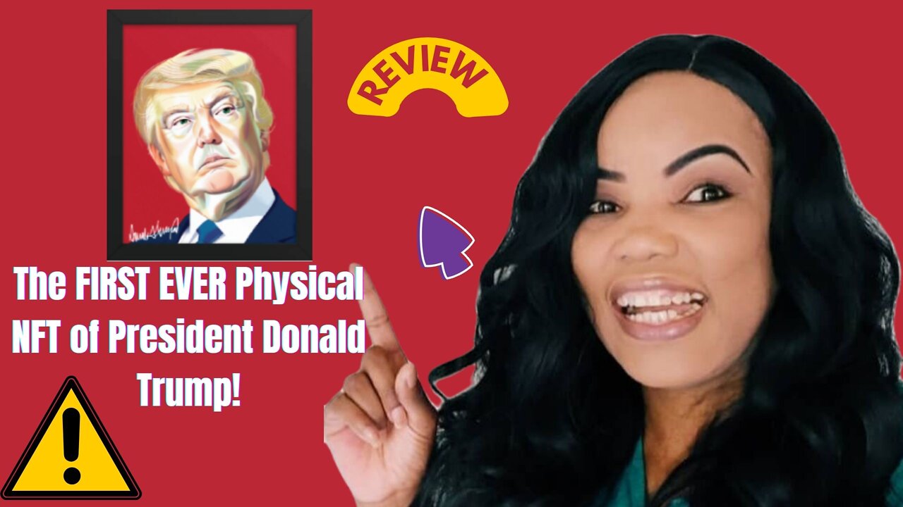 The FIRST EVER Physical NFT of President Donald Trump!
