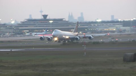 UPS/Fedex Boeing 747 & 777 arriving at Cologne-Bonn (CGN) airport.