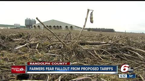 Indiana farmers fear fallout from proposed tariffs