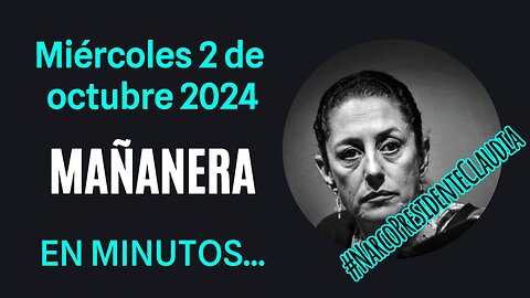 💩🐣👶 SHEINBAUM | Mañanera *Lunes 30 de septiembre 2024* | El gansito veloz 1:31 a 1:05.