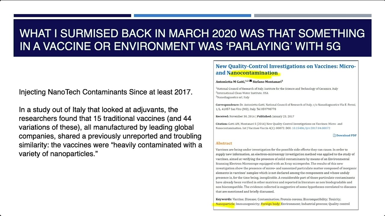 Maryam Henein | "They Looked At The Major Global Vaccines And Found That 15 Of Them, And 44 Variations Were All Heavily Contaminated With Nanotech."