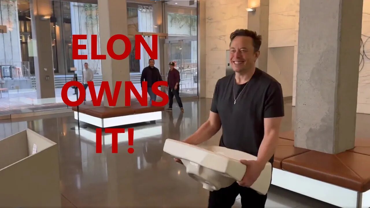 Elon Musk ENTERS Twitter With A Sink | He OWNS Twitter!