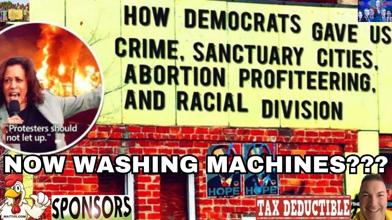 DEMOCRATS ATTACKING AMERICANS ABOUT THEIR WASHING MACHINES?