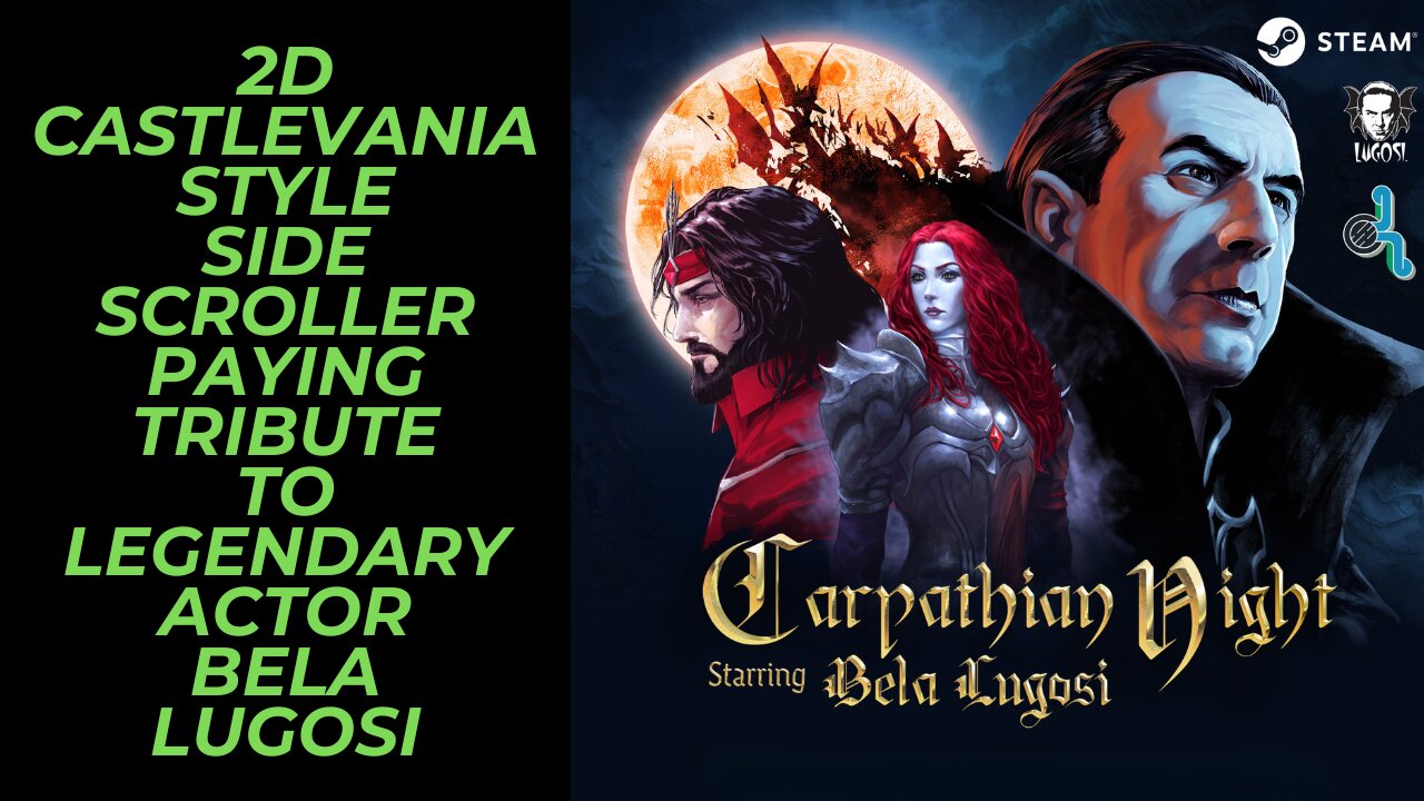 Carpathian Night Starring Bela Lugosi | 2D Castlevania Style Side Scroller Now on Steam & Switch