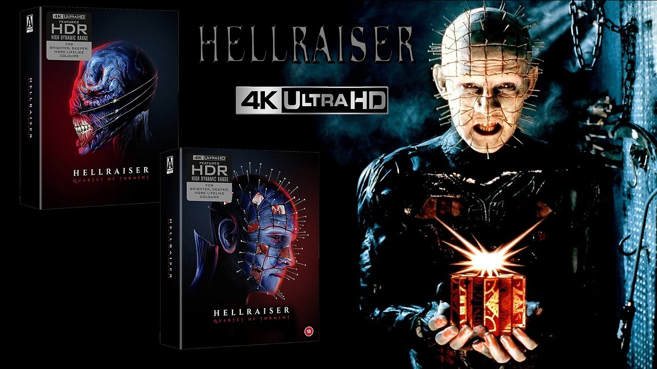 Hellraiser: Quartet of Torment [Arrow Video 4K UHD & Blu-ray Editions | Store Exclusive Cover]