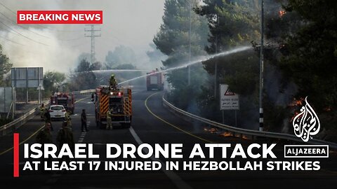 Hezbollah drone 'swarm' hits military, civilian areas deep in Israel