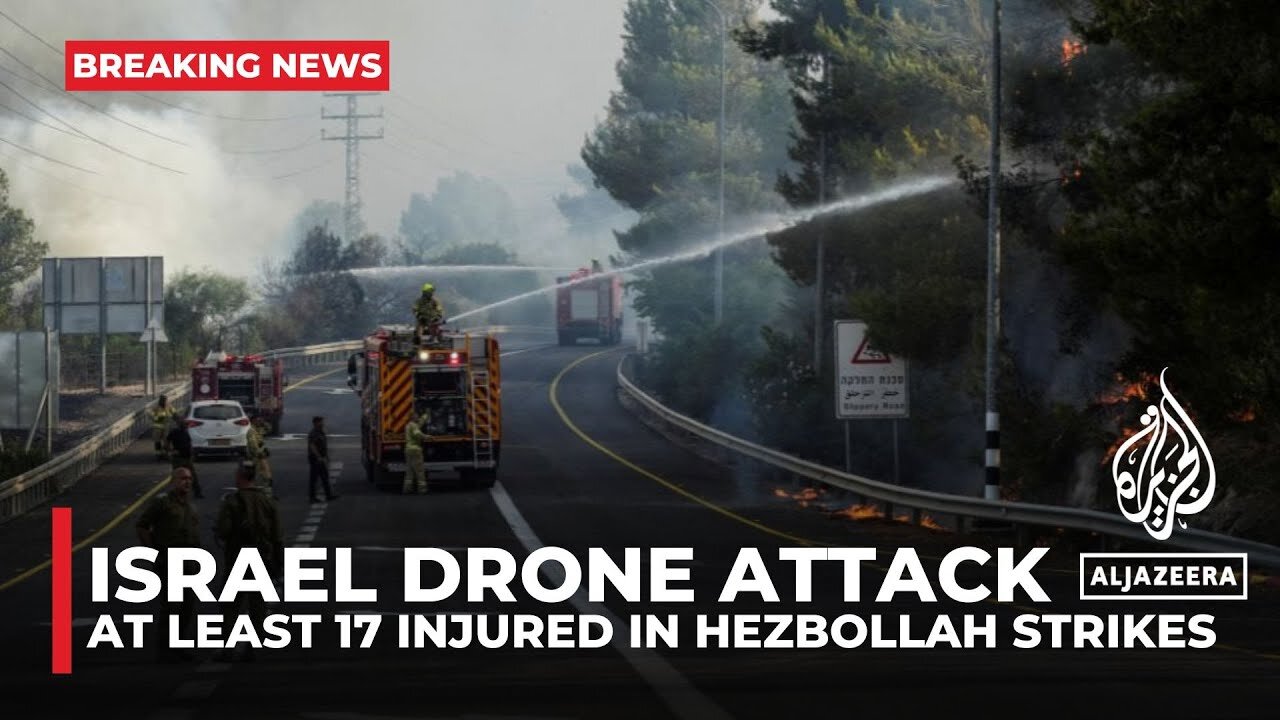 Hezbollah drone 'swarm' hits military, civilian areas deep in Israel