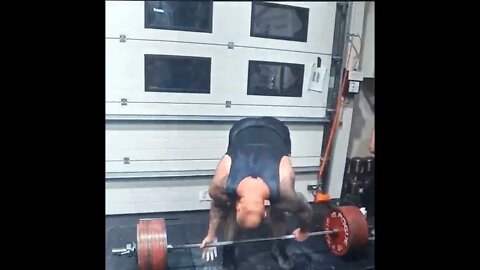 Deadlift de 410kg de Hafthor Bjornsson - 2022 #Shorts