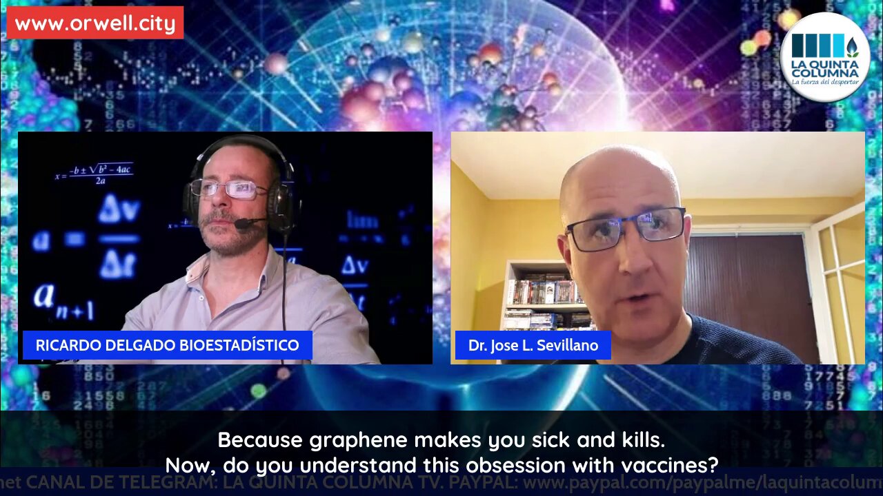 Dr. José Luis Sevillano: 'They're putting graphene in the vaccine to make people sick and kill them'